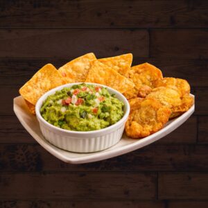 New! Guacamole & Chips or Tostones